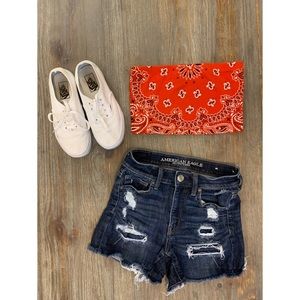 Red Paisley Tube Top